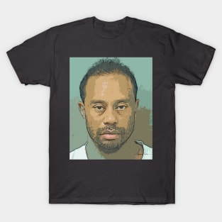 Tiger woods mugshot t shirt top